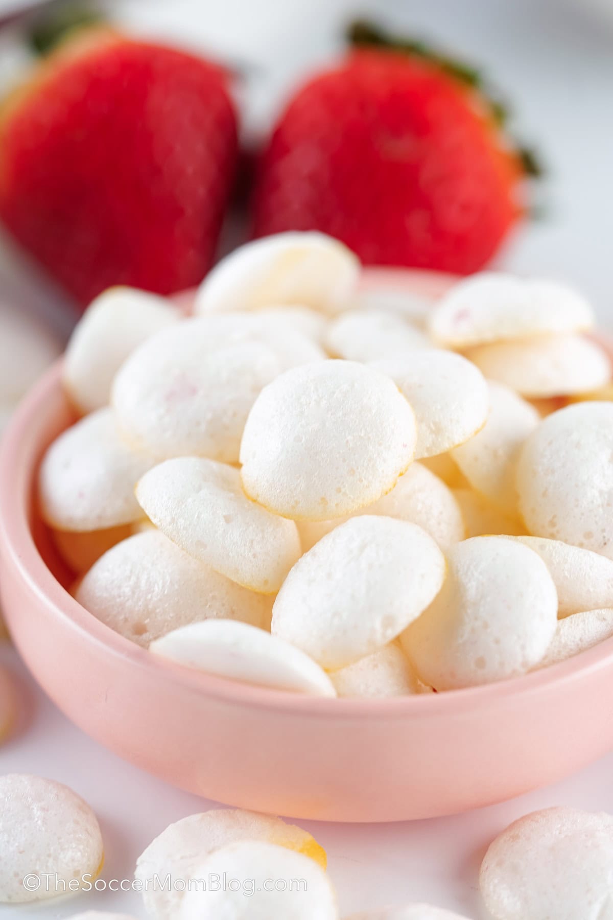 Homemade Yogurt Melts in a small white bowl.