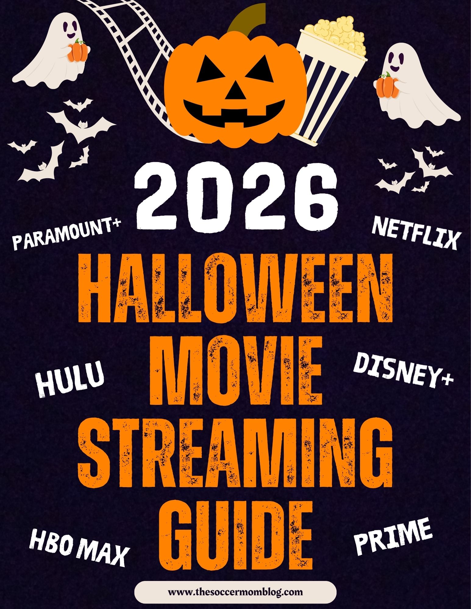 2026 Halloween Movie Streaming Guide hero image.